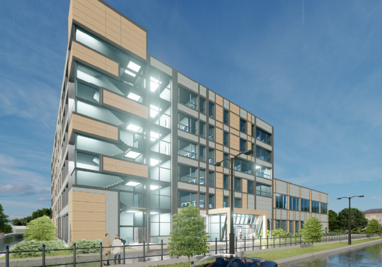 Учебный корпус медицинского колледжа со спортзалом и столовой в г. Улан-Удэ